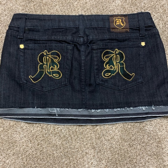 Rock & Republic Denim Skirt size 6 - Picture 1 of 5